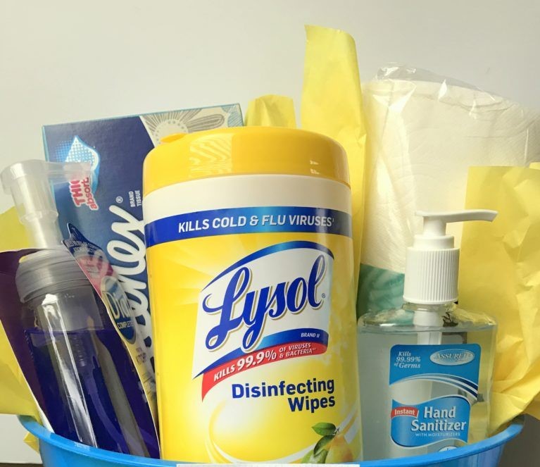 school cleaning supplies image